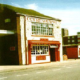 Cox's fish and chip restaurant